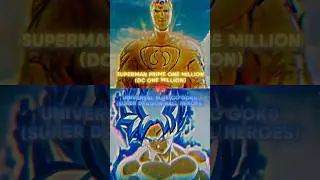 Superman Prime One Million (DC) Vs. Universal Blue CC Goku (SDBH) | Battle | #supermanprime #ccgoku