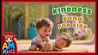 🌈 Be Kind Song for Kids 🎵 | Manners & Empathy 🧒❤️ | Animated Nursery Rhyme