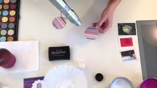 Demo Donna Makes Glitter Paper