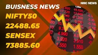 nifty 50 and sensex sinks | share market news by priyanka dept of new media cuhp | nifty sensex