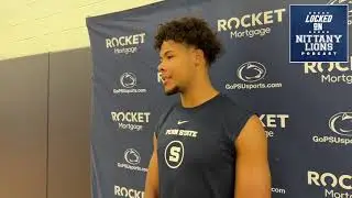 Puff Johnson talks progress, training with brother Cam Johnson | Penn State basketball interview