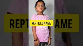 Reptile Names for Kids with Pictures | Learn Animal Names in English