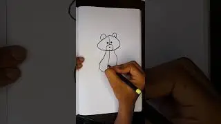 dead teddy bear drawing
