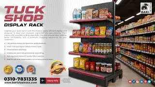 Tuck Shop Rack Price & Design in Pakistan | Shop Display Racks