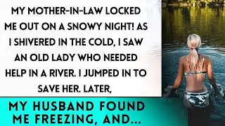 Thrown Out in the Snow! Mother in law's Challenge and a Brave River Rescue! What Happened Next