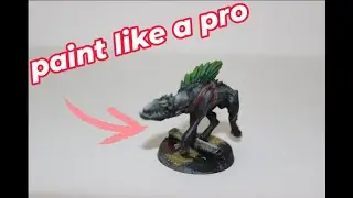 A tip for how Beginners can Paint BETTER.(Kroot Hound)