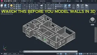 AutoCAD Magic: Building 3D Models from 2D Floor Plans (Part 1)