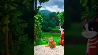 Cute Cat and Hen Friendship 🐱🐔 | Unlikely Animal Best Friends#hen #cat #cute #funnycats #friends