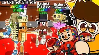 I STOLE La GRANDE Extinct Brainrots in Steal a new Brainrot | Ballerina Capuchina | Sammy vs Jendal