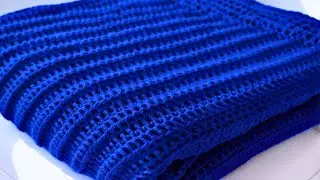 SIMPLE ONE ROW REAPET CROCHET ⚡️ Very EASY & QUICK crochet stitch for beginners BLHDC