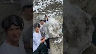 Massive Ice Drop Creates Epic Wave! 🌊❄️ || But the Figurine Fails... 💔 #shorts