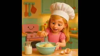 Mia&rsquo;s Funny Face Pancakes 🍓🥞 | Magical Cooking Fun for Kids!#shorts
