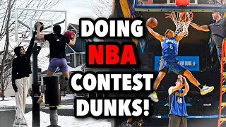 5’11” Kid Recreates ALL The NBA Dunk Contest Dunks on 9ft Rim!