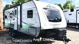 2020 Apex 220EXT Extreme Toy Hauler lightweight aluminum frame off-road