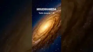 What If Milky Way vs. Andromeda?  #sciencememes #universe  #spaceshorts