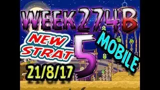 Angry Birds Friends Tournament Level 5 Week 274-B NEW STRAT Highscore POWER-UP walkthrough