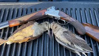 Охота на вальдшнепов с использованием бельгийской винтовки Browning B25 B2G 20-го калибра с пойнт...