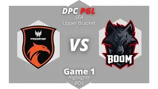 TNC Predator vs Boom Esport Game1 PGL Dota Pro Circuit 2021 Season 1 UpperDivision Highlights!
