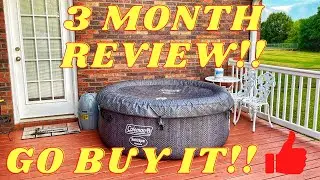 Coleman Saluspa Inflatable Hot Tub - 3 Month Review