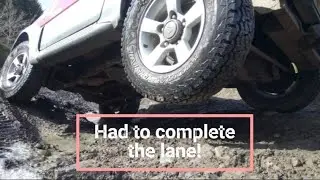 Novice driver on technical lane - solo Jimny completing the Holmfirth green lane that beat me.