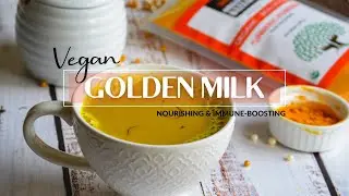 Vegan Golden Milk Turmeric Tea | www.bloomorganicbazaar.com