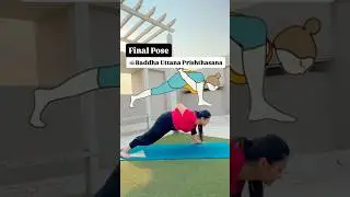 Bending & balancing is quite challenging in Baddha Uttana Prishthasana 😰😥Let&rsquo;s make it easy 👍