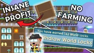 HOW TO BE RICH WITH DISPLAY SHELF [NO FARMING] - Growtopia Lazy Profit 2020