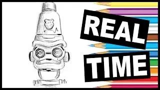 KIDS ART LESSONS ✎ HOW TO DRAW BYTE & BARQ FROM ARMS