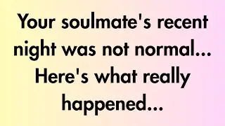 Angels say | Your soulmate's recent night was not normal... | Angel Message
