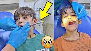 دانيال شلع سنانه بعد مايتحمل الوجع😱💉 #ياني_وداني 