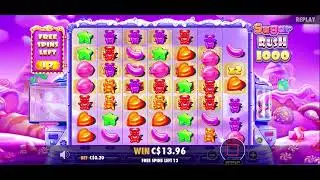 sugar rush 1000 slot low stakes big win #1(1214x)