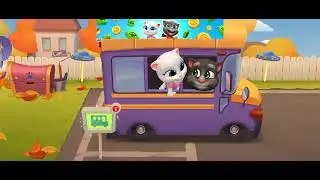 Full screen cat game video 