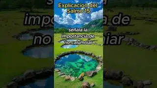Explicacion del Salmo 15 #dios #jesus #cristo #salmos #reflecciones