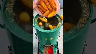 Inovasi mesin pencacah sayur untuk membuat pakan ternak #shorts