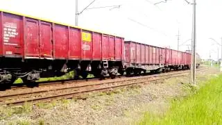 201Eo-005 RAIL POLSKA z węglarkami