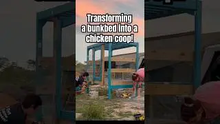#transformation #bunkbed #chicken #coop #offgrid #homestead #food #sustainability #love #eating #usa