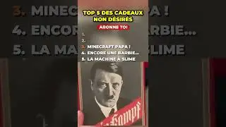 top 5 des cadeaux non d&eacute;sir&eacute;s par les enfants  #humour