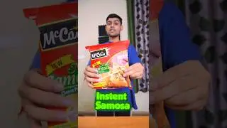 I TRIED INSTANT MINI SAMOSA !!