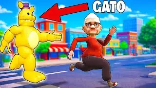 Me convertí en FREDBEAR y ATAQUÉ a la ABUELITA (I Am Cat VR)