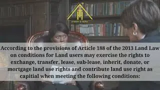 PROCEDURES FOR TRANSFERRING LAND USE RIGHTS AND ASSETS ATTACHED TO LAND