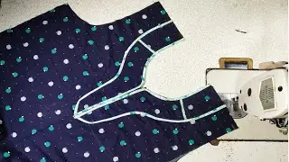 Nighty neck design/ ഒരു അടിപൊളി മോഡൽ നെക്ക് ഡിസൈൻ/ Royal Stitching