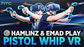 Hamlinz and Emad Go WILD in Pistol Whip VR
