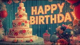 Happy Birthday 🎂 | 50s Style 🎶 Vintage Rock&rsquo;n&rsquo;Roll Birthday Song
