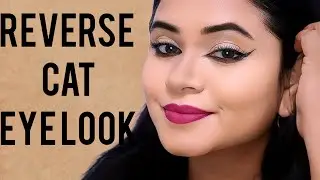 Bold & Trendy: How to Achieve the Reverse Cat Eye | eye look series #reversecateye #smokeyeyes