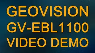 Geovision GV-EBL1100 1.3 Megapixel IP Security Camera Video Demo