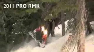 2011 Polaris Pro-Rmk 800 163' Tree Riding Side Hill