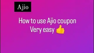 How to use Ajio coupon...Get discount by using BIGCOINS🤑🪙|Ajio coupon