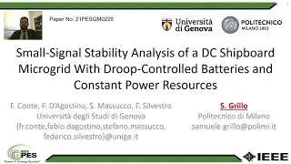 21PESGM0226 Small-Signal Stability Analysis of a DC Shipboard Microgrid