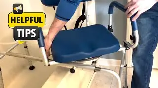 Sliding Shower Chair with Swivel Seat &ndash; FSA/HSA Eligible Tub Transfer Bench | Seniors & Post-Surgery