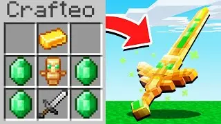 &iexcl;MINECRAFT pero PODEMOS CRAFTEAR ARMAS de TOTEM! 🗡️💥😨con PANCRACIO y PERMON